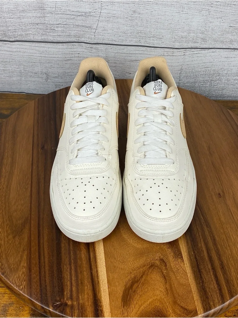 Nike Court Vision Low Next Nature Sail White Sun Club Shoes DH3158-103 Size 9.5